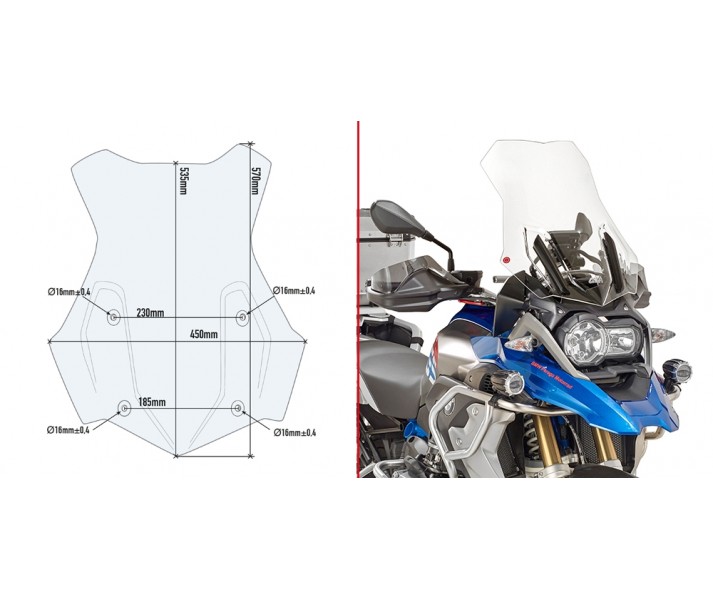 Kit De Montaje Givi Para Bmw R Gs 1200 13a14