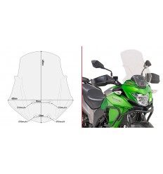 Cúpula Givi Completa Para Kawasaki Versys X 300 17