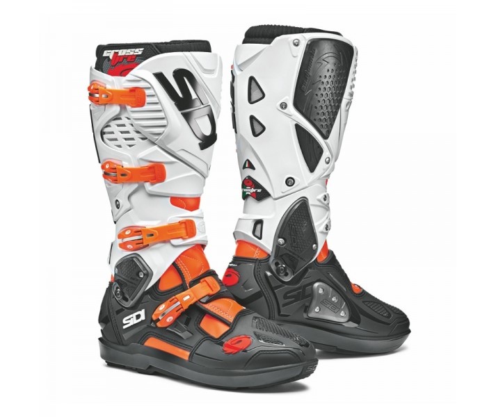 Botas Sidi Crossfire 3 SRS Naranja Negro Blanco |BOSOF321624|