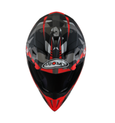 Casco Motocross Suomy X-Wing Camouflager Rojo |11100604|