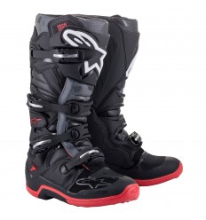 Botas Alpinestars Tech 7 Negro Gris Rojo |2012014-1153|