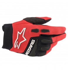 Guantes Infantil Alpinestars Full Bore Negro Rojo Negro |3543622-3031|