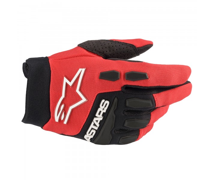 Guantes Infantil Alpinestars Full Bore Negro Rojo Negro |3543622-3031|