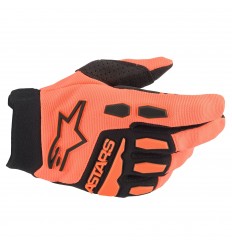 Guantes Infantil Alpinestars Full Bore Negro Naranja Negro |3543622-41|