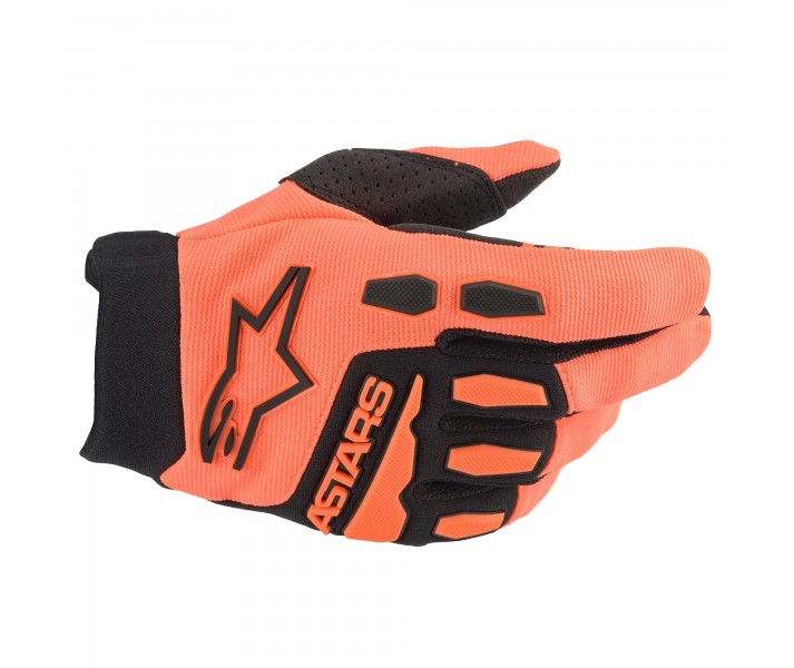 Guantes Infantil Alpinestars Full Bore Negro Naranja Negro |3543622-41|