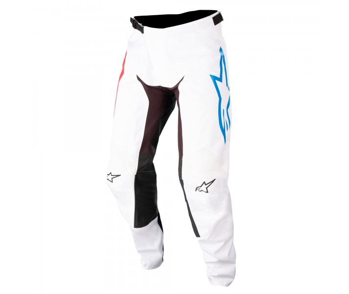 Pantalón Alpinestars Racer Squad Blanco Rojo Turquesa |3722022-2037|