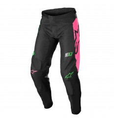 Pantalón Infantil Alpinestars Racer Compass Negro Verde Neon |3742122-1669|