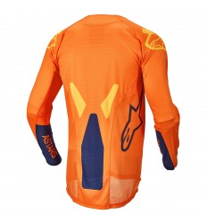 Camiseta Alpinestars Techstar Factory Naranja Azul |3761022-4075|