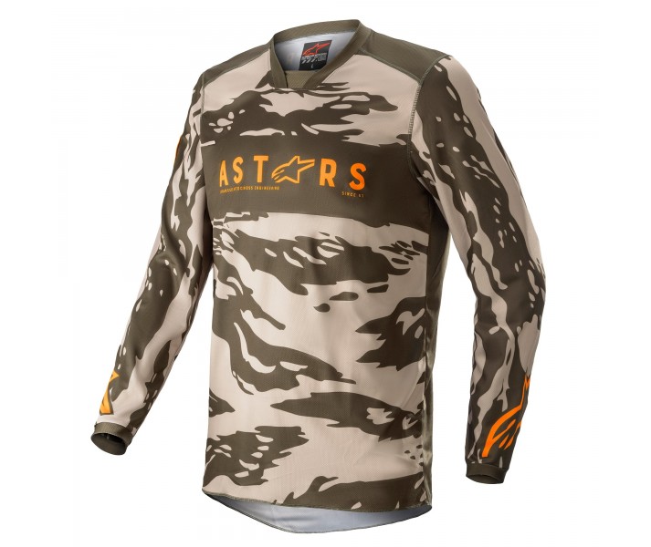 Camiseta Alpinestars Racer Tactical Military Sand |3761222-6840|