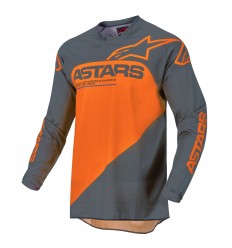 Camiseta Alpinestars Racer Supermatic Antracita Naranja |3761522-1440|