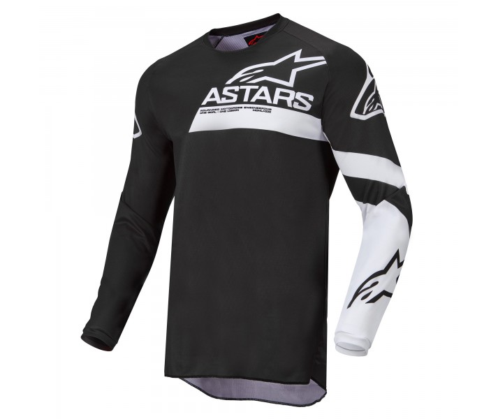 Camiseta Alpinestars Fluid Chaser Negro Blanco |3762422-12|