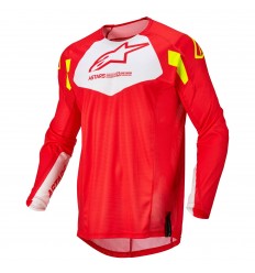 Camiseta Infantil Alpinestars Racer Factory Rojo Blanco |3771022-3025|