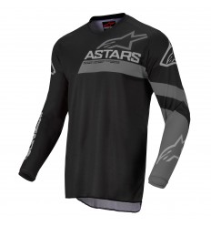 Camiseta Infantil Alpinestars Racer Graphite Negro Gris |3771922-111|
