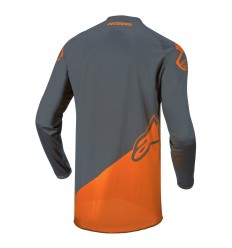 Camiseta Alpinestars Racer Supermatic Antracita Naranja |3761522-1440|