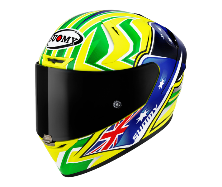 Casco Suomy SR-GP Top Racer Amarillo Azul |110064000|