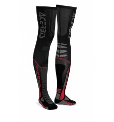 Calcetines Largos Acerbis X-Leg Pro Negro Rojo |0021693.323|