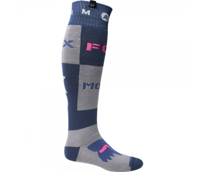 Calcetines Gruesos Fox Nobyl Vie Azul Gris |28162-203|