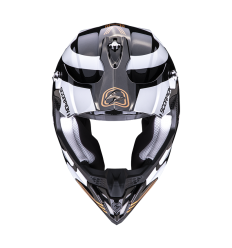 Casco Scorpion VX-16 Air Tub Metal Negro Oro |46-377-61|