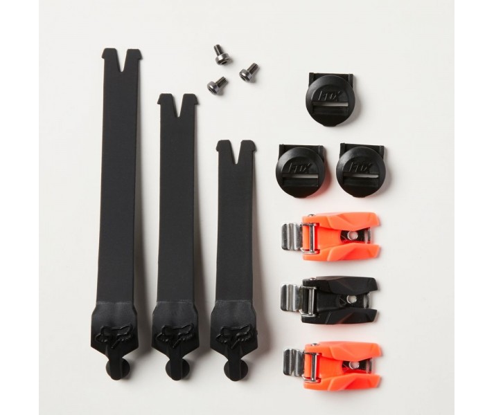 Kit Fox Infantil Hebilla / Pasador / Correa Comp Negro Naranja |27691-824|