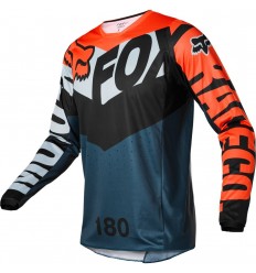Camiseta Fox 180 Trice Gris Naranja |26728-230|