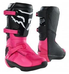 Botas Fox Infantil Comp Negro Rosa |27689-285|