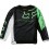 Camiseta Fox Infantil 180 Skew Negro Verde |28190-151|