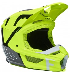 Casco Fox Infantil V1 Skew Amarillo Fluor |28358-130|