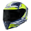 Casco Caberg Integral Mate Azul Muntaña Blanco Amarillo Fluo |34900526|