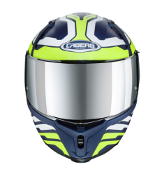 Casco Caberg Integral Mate Azul Muntaña Blanco Amarillo Fluo |34900526|