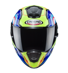 Casco Caberg Integral Negro Amarillo Fluo Azul |34901226|