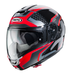 Casco Caberg Abatibles Negro Rojo Antracita Plata |34903204|