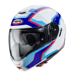 Casco Caberg Abatibles Levo Sonar Blanco Azul Luz Azul Rojo |34903224|