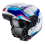 Casco Caberg Abatibles Blanco Azul Luz Azul Rojo |34903224|