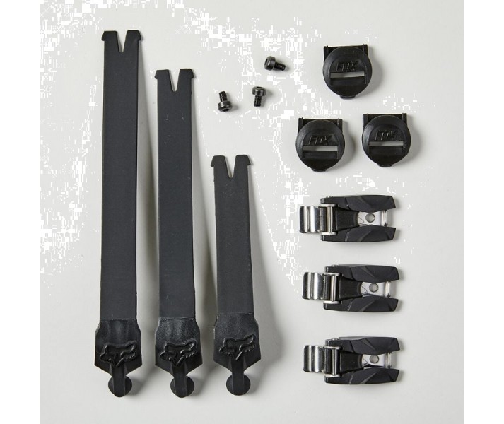 Recambio Botas Fox 2019 Comp X Strp Kit/Bkle/Pass Blk |25431-001|