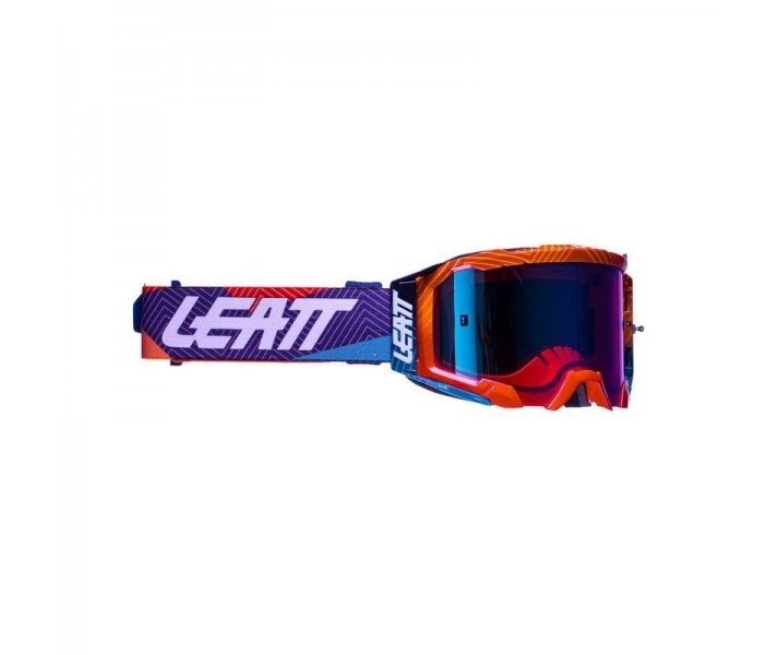 Máscara Leatt Brace Velocity 5.5 Iriz Neón UC 26% Azul Naranja |LB8022010330|