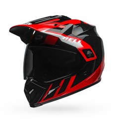 Casco Bell MX-9 MIPS Adventure DASH Negro Rojo Blanco |7110285|