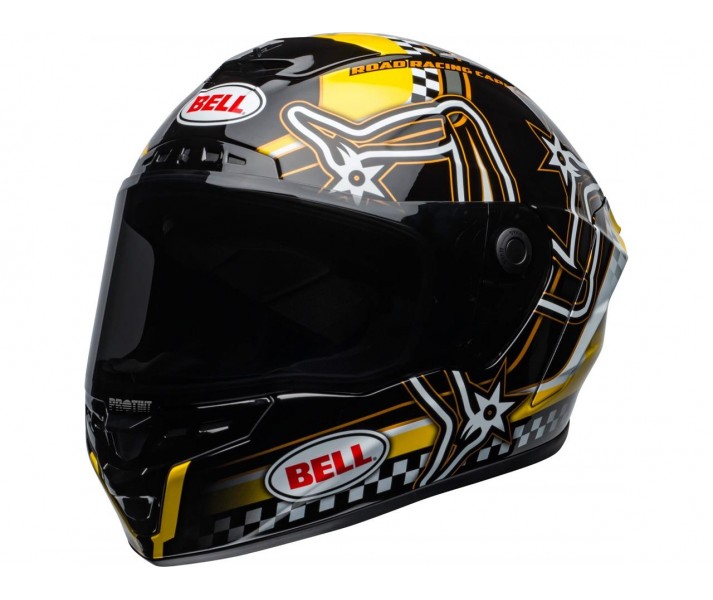Casco Bell Star DLX ISLE OF MAN 2020 Negro Amarillo |7110113|