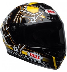 Casco Bell STAR MIPS Isla de Man GLOSS Negro Amarillo |7108841|
