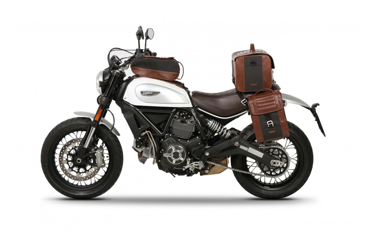 SOPORTE ALFORJAS MALETA SR SIDE BAG HOLDER DUCATI SCRAMBLER 800 ICON/CLASSI - Fabregues Motos