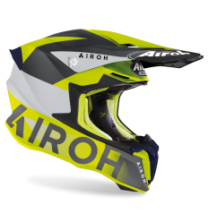 Casco Airoh Twist 2.0 Lift Amarillo Azul Mate |TW2LF31|