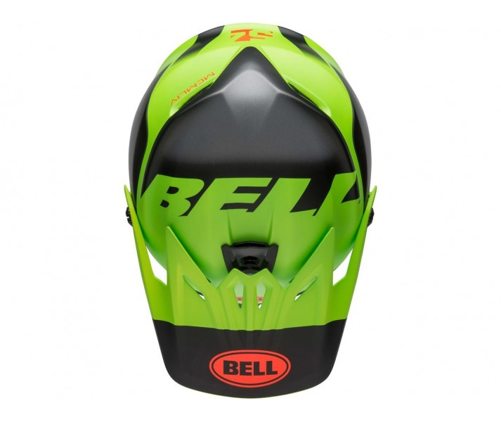 Visera Casco Bell Moto-9 Infantil Glory Verde Negro Rojo |899000010300|