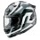 Casco Integral Arai QUANTIC SNAKE Negro Blanco Gris |8000436010|