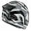 Casco Integral Arai QUANTIC SNAKE Negro Blanco Gris |8000436010|