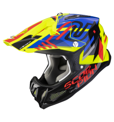 Casco Scorpion VX 22 AIR NEOX Amarillo Fluor Azul Rojo |32-378-298-02|