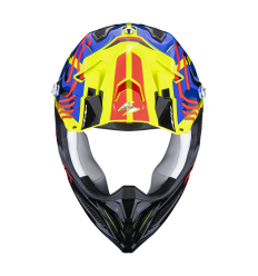 Casco Scorpion VX 22 AIR NEOX Amarillo Fluor Azul Rojo |32-378-298-02|