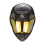 Casco Scorpion EXO HX1 CARBON SE Negro Oro |87-261-61-02|