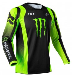 Camiseta Fox 180 Monster Negro Verde Fluor |28142-001|