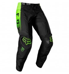 Pantalón Fox 180 Monster Negro Verde Fluor |28143-001|