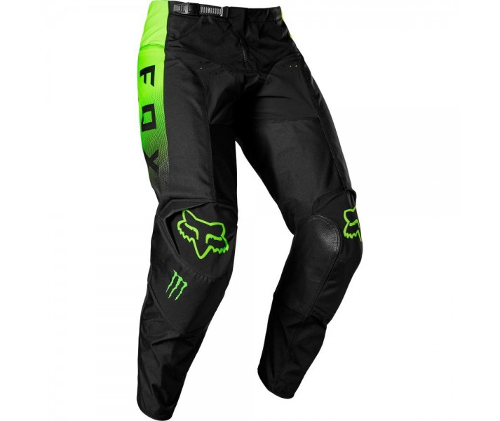 Pantalón Fox 180 Monster Negro Verde Fluor |28143-001|