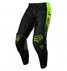 Pantalón Fox 180 Monster Negro Verde Fluor |28143-001|